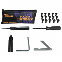 Stop & Go 1000 Pocket Tubeless Tire Plugger Repair Kit Complete with Plugs